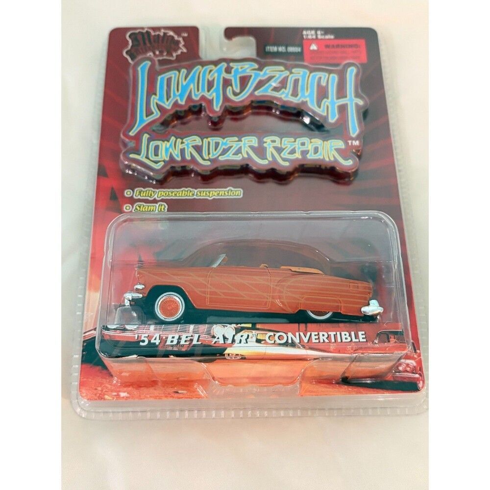 Malibu Longbeach Lowrider Repair 1954 Bel Air Convertible & Hard Top 1/64 Set - Picture 3 of 7